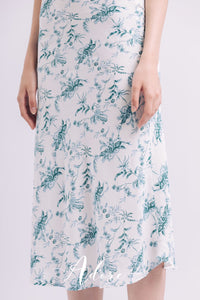 Floral Strap Midi Dress